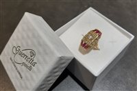 San Stino Di Livenza - Via Roma, 7 - Anello Guerretta Gioielli Donna ANELLO STILE ANTICO in Oro giallo Diamante GUERR137 - GUERR137